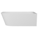 Wanna Wolnostojąca Narożna Z Konglomeratu 158x85x55 cm Prawa Nuvio Biały NUVIO-0003P Emporia Wanna Wolnostojąca Narożna Z Konglomeratu 158x85x55 cm Prawa Nuvio Biały NUVIO-0003P Emporia