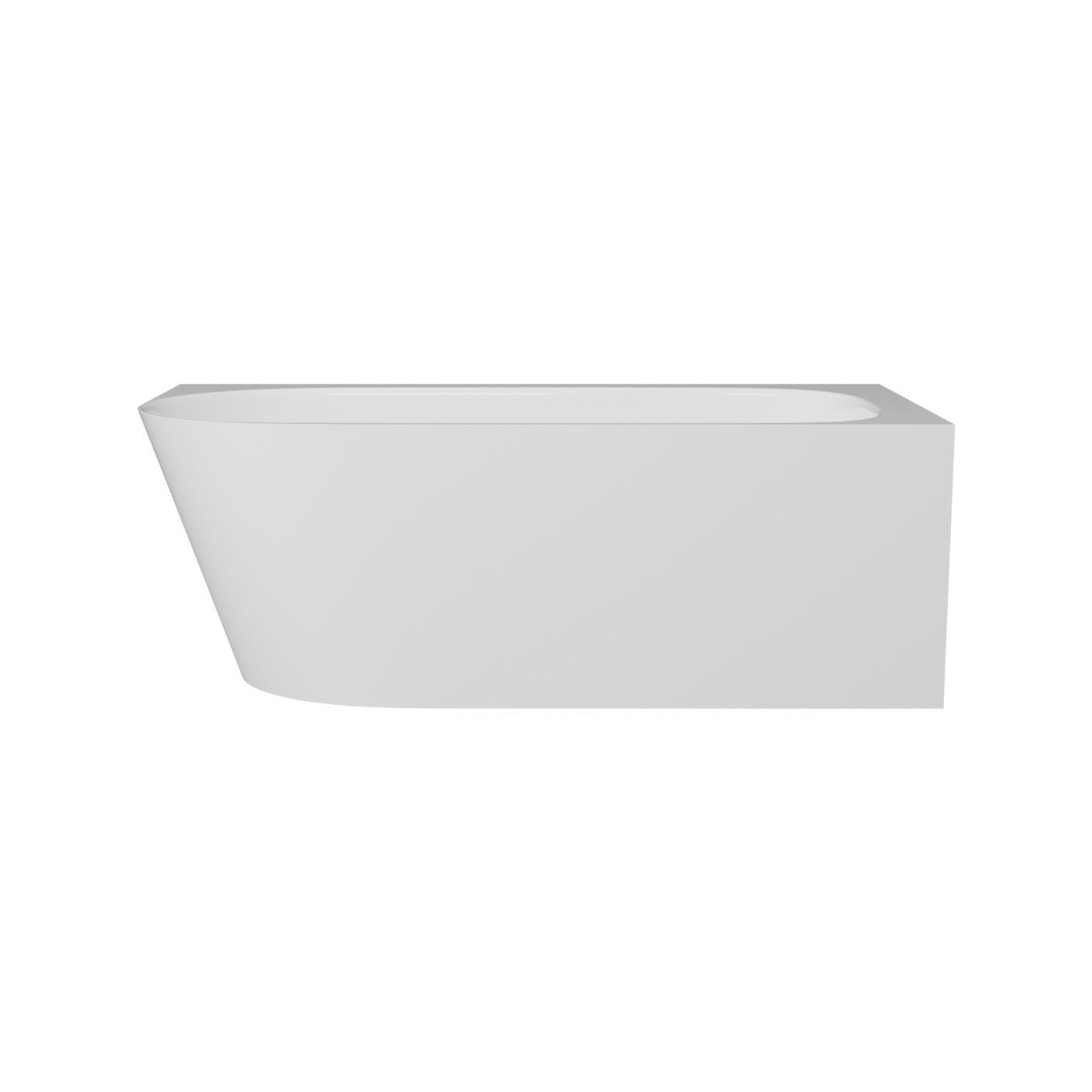 Wanna Wolnostojąca Narożna Z Konglomeratu 158x85x55 cm Prawa Nuvio Biały NUVIO-0003P Emporia Wanna Wolnostojąca Narożna Z Konglomeratu 158x85x55 cm Prawa Nuvio Biały NUVIO-0003P Emporia