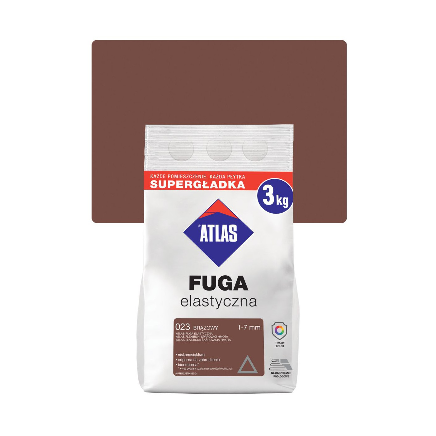 Fuga Elastyczna 3 Kg Brązowy 023 Atlas Fuga Elastyczna 3 Kg Brązowy 023 Atlas