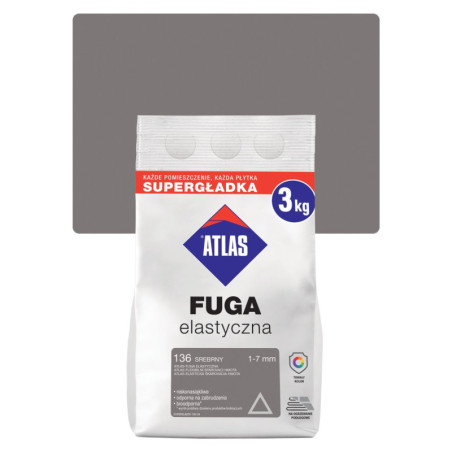 Fuga Elastyczna 3 Kg Srebny 136 Atlas