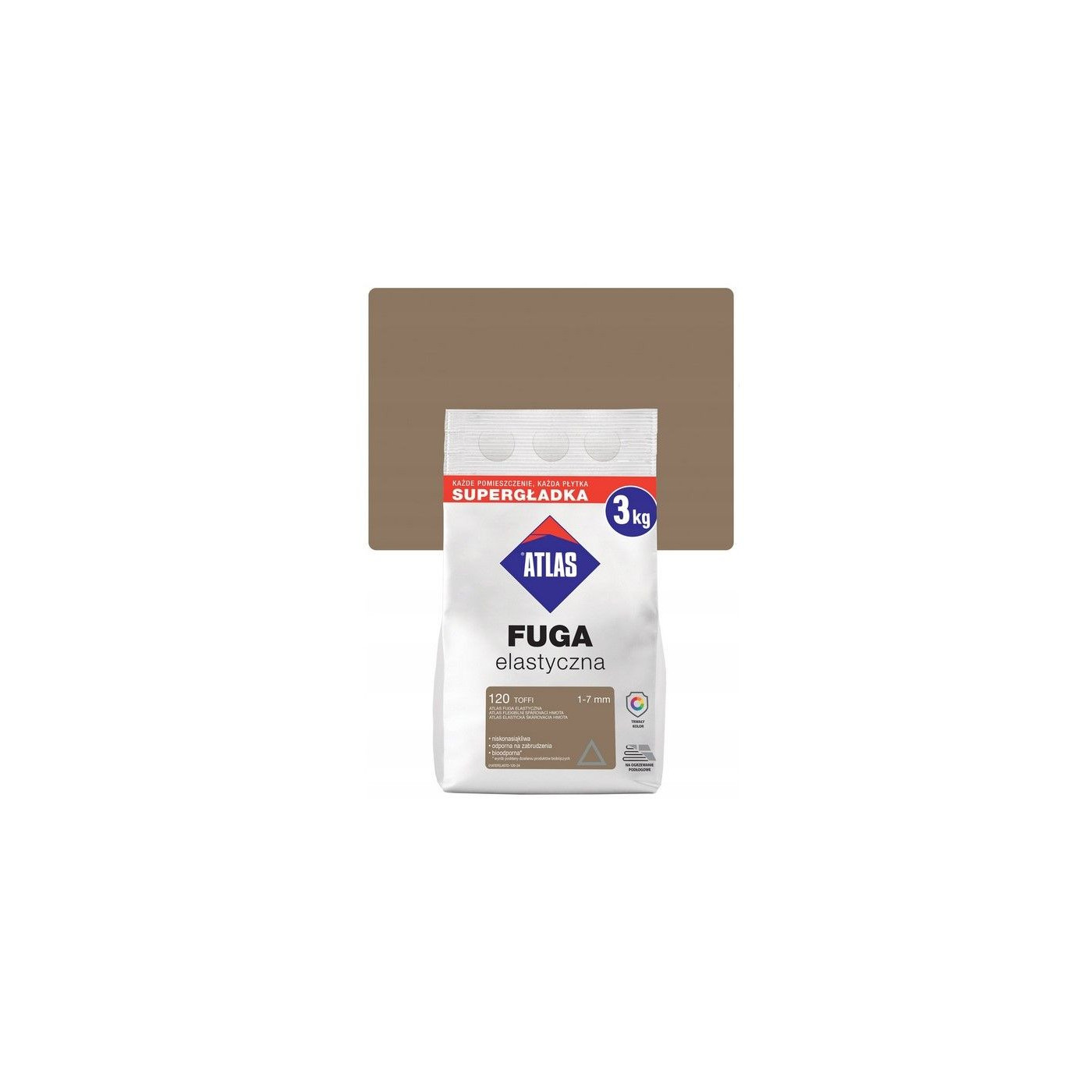 Fuga Elastyczna 3 Kg Toffi 120 Atlas Fuga Elastyczna 3 Kg Toffi 120 Atlas