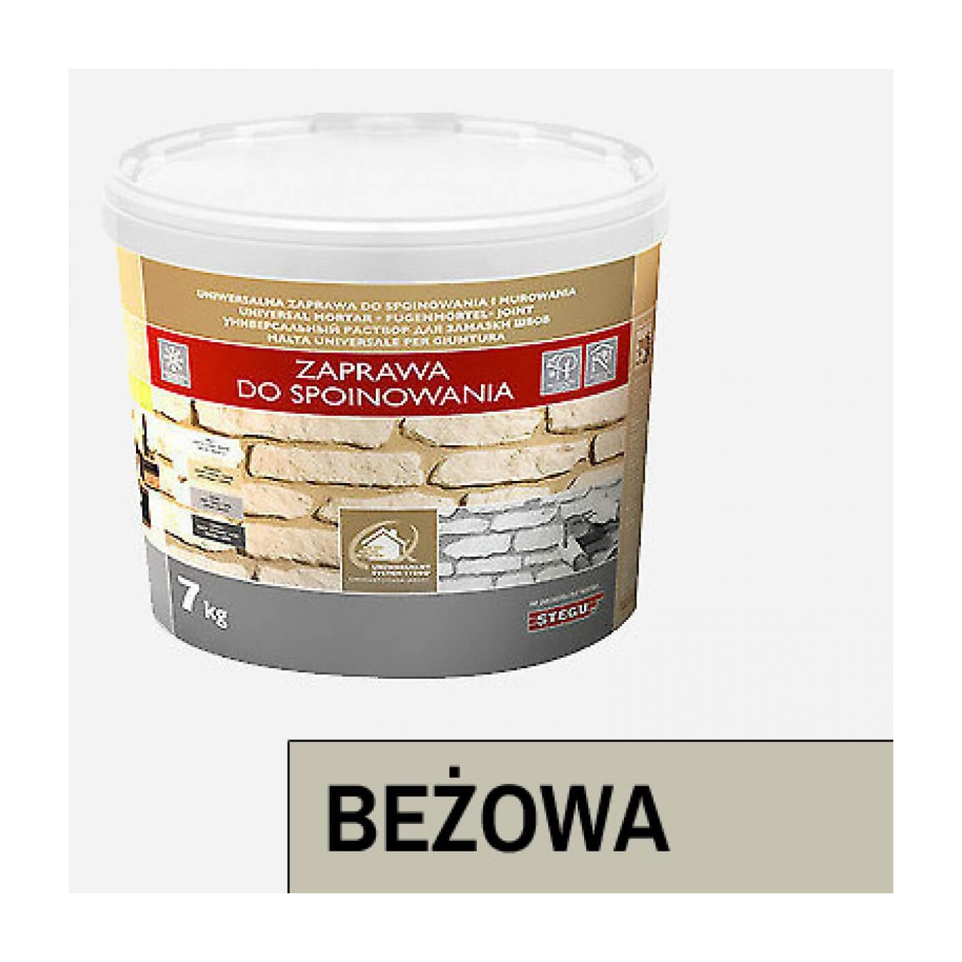 Zaprawa Do Fugowania Classic Beż 7kg Stegu Zaprawa Do Fugowania Classic Beż 7kg Stegu