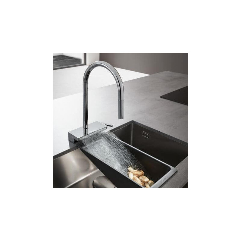 Bateria Kuchenna Aquano Select Z Wyciąganą Wylewką Chrom 73837000 Hansgrohe Bateria Kuchenna Aquano Select Z Wyciąganą Wylewką Chrom 73837000 Hansgrohe
