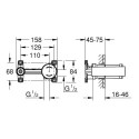 Element Podtynkowy Do Baterii Umywalkowej 23571000 Grohe Element Podtynkowy Do Baterii Umywalkowej 23571000 Grohe