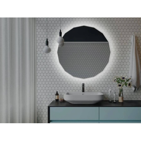 Lustro Simple Oberon Z Oświetleniem LED 5517943 Ruke