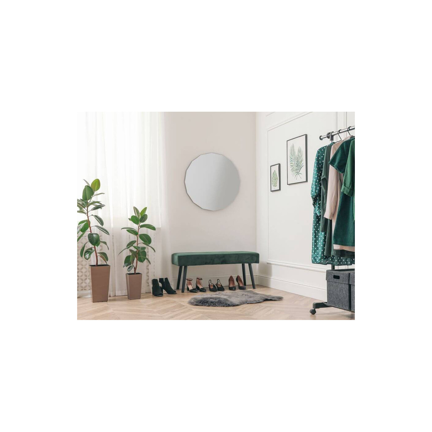 Lustro Simple Oberon Z Oświetleniem LED 5517943 Ruke Lustro Simple Oberon Z Oświetleniem LED 5517943 Ruke