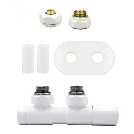 Zestaw Regulacyjny Zintegrowany Twins All In One Lewy Biały A000M873A006/L(PEX) Varioterm