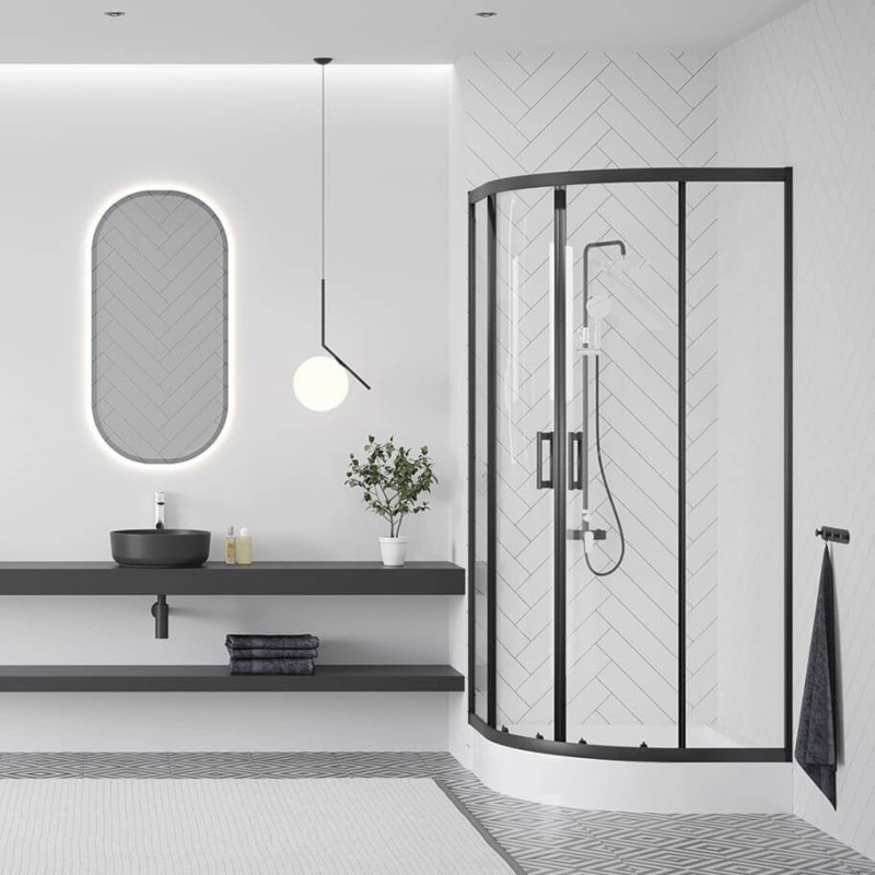 Brodzik Bresso Biały 90x90 JBB_696Z Laveo Brodzik Bresso Biały 90x90 JBB_696Z Laveo
