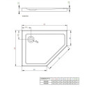 Brodzik Doros Pt E Antracyt 100x80 SDRPT1080-01-64SR Radaway Brodzik Doros Pt E Antracyt 100x80 SDRPT1080-01-64SR Radaway