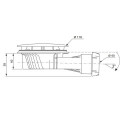 Syfon R400 Slim Plus Chrom Radaway Syfon R400 Slim Plus Chrom Radaway