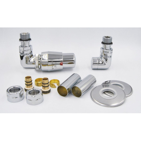 Zestaw Termostatyczny Vision All In One Z Głowicą Prestige Lewy Chrom AVIGS0202CFK/L(PEX) Varioterm