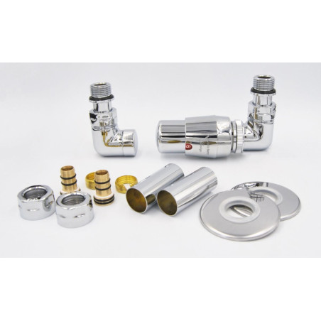 Zestaw Termostatyczny Vision All In One Z Głowicą Prestige Prawy Chrom AVIGS0202CFK/P(PEX) Varioterm