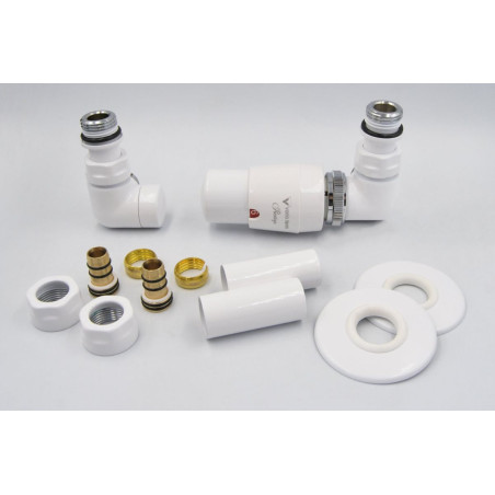 Zestaw Termostatyczny Vision All In One Z Głowicą Prestige Prawy Biały AVIGS0206CFK/P(PEX) Varioterm