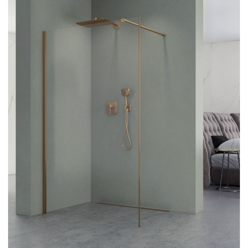 Kabina Prysznicowa Walk-In Como 2.0 100cm Brush Gold Atrium Kabina Prysznicowa Walk-In Como 2.0 100cm Brush Gold Atrium