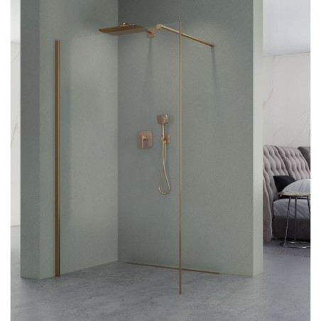 Kabina Prysznicowa Walk-In Como 2.0 100cm Brush Gold Atrium