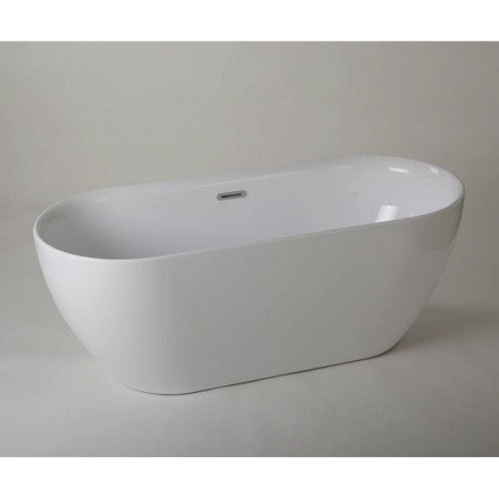 Wanna Wolnostojąca Neo 156x69 Biały Połysk/Sahara Brown Mat WWNE/SWP/ZRM Ravon