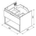 Szafka Wisząca 80 cm Tuto 2.0 MLEX.2171.K.80.011G.GRGR Excellent Szafka Wisząca 80 cm Tuto 2.0 MLEX.2171.K.80.011G.GRGR Excellent
