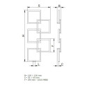 Grzejnik Dekoracyjny Loco 5 Mini 1123x500 Merkury 7 Radeco Grzejnik Dekoracyjny Loco 5 Mini 1123x500 Merkury 7 Radeco