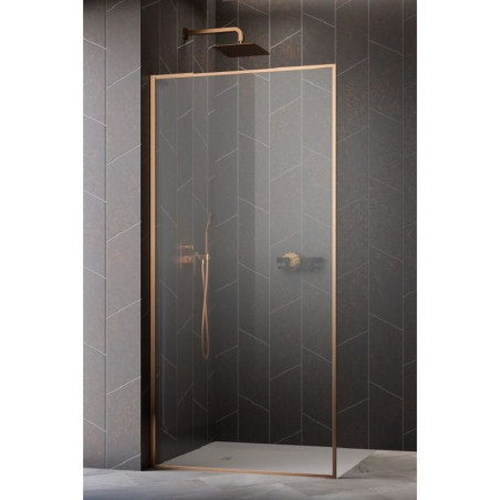 Ścianka Walk-In Modo F SL II 95 Brushed Copper Szkło UltraClear 10419095-93-01 Radaway