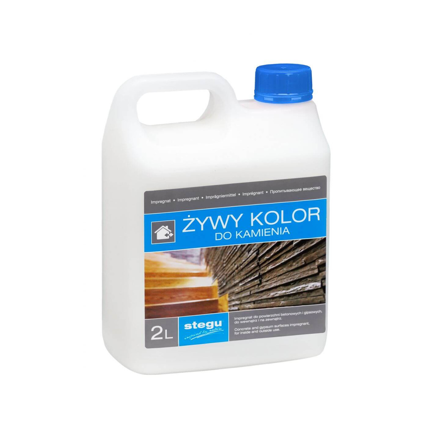 Żywy Kolor do Kamienia 2L Impregnat Stegu Żywy Kolor do Kamienia 2L Impregnat Stegu