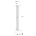 Grzejnik Tubo 1K Kwadratowy 1620x285 Merkury 7 Radeco Grzejnik Tubo 1K Kwadratowy 1620x285 Merkury 7 Radeco