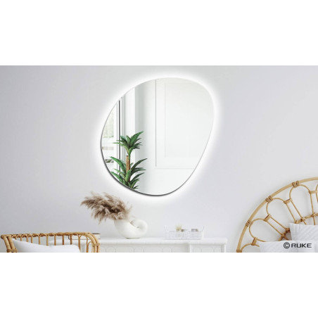 Lustro Łazienkowe LED Simple Hari Barwa Neutralna Ruke