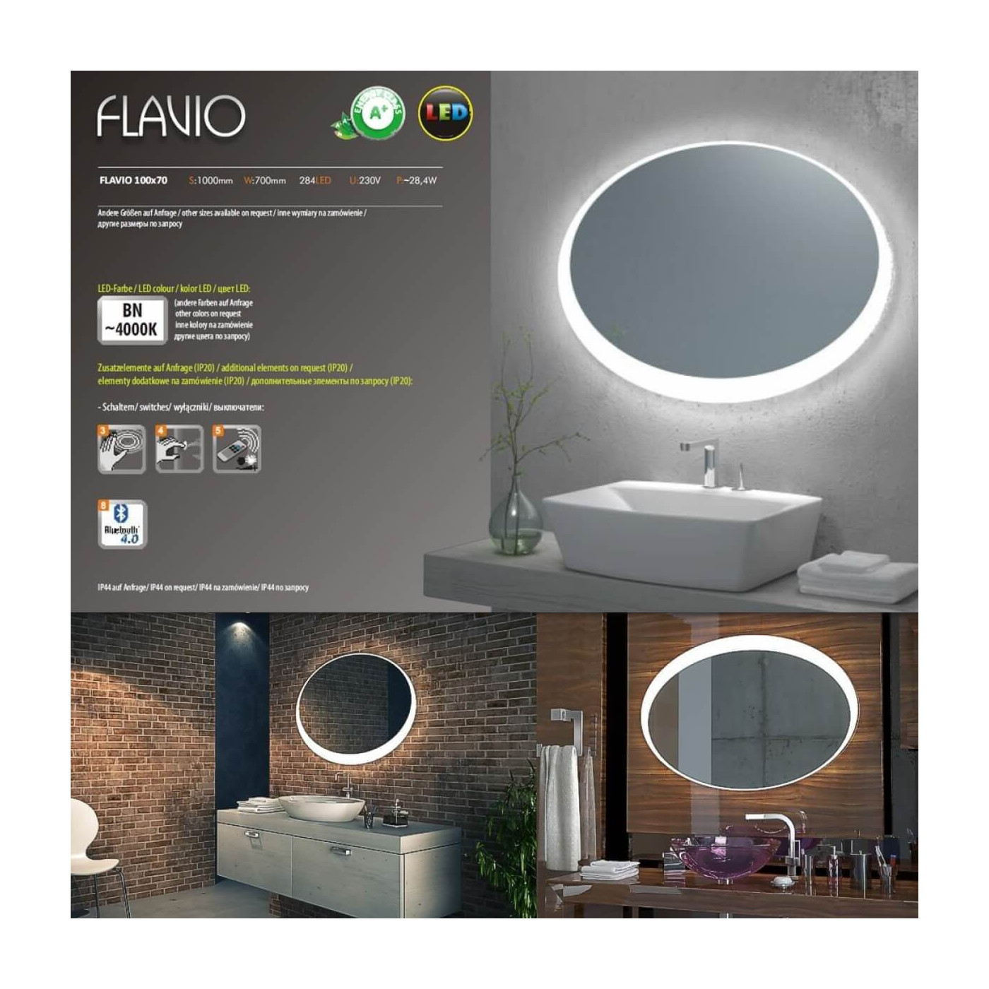 Lustro Flavio 100x70 MCJ Lustro Flavio 100x70 MCJ