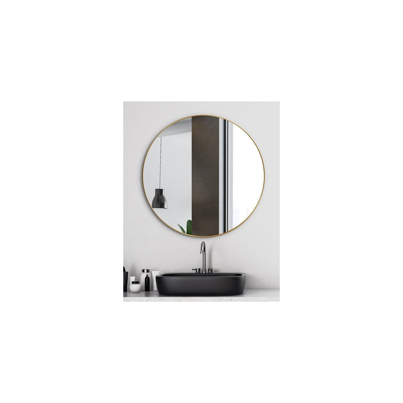 Lustro Scandinavian Delicate 85 cm Miedziany Ruke Lustro Scandinavian Delicate 85 cm Miedziany Ruke