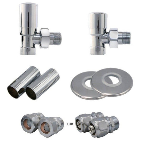 Zestaw Kątowy Swing Chrom Radeco