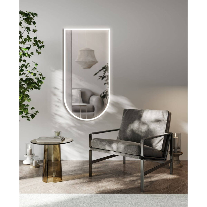 Lustro Led Modern Portan 50x150 Ruke Lustro Led Modern Portan 50x150 Ruke