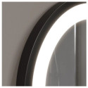 Lustro W Ramie Sunny LED Barwa Ciepła 85cm Czarne Ruke Lustro W Ramie Sunny LED Barwa Ciepła 85cm Czarne Ruke