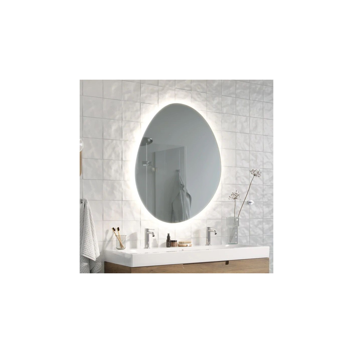 Lustro Vaillent LED Ambiente 80x97,3 Ruke Lustro Vaillent LED Ambiente 80x97,3 Ruke