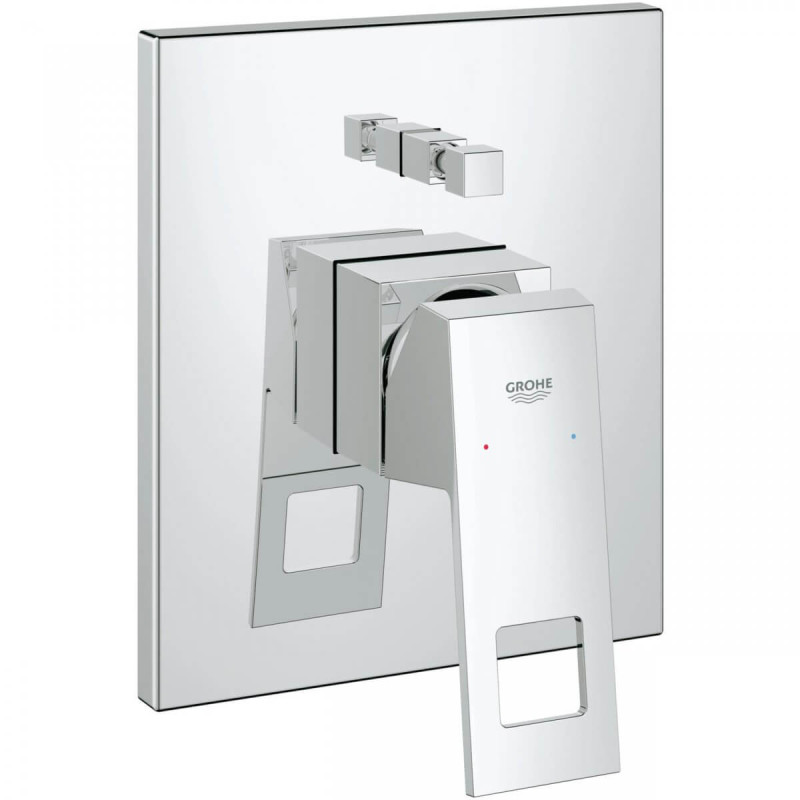 Jednouchwytowa Bateria Wannowa Eurocube 19896000 Grohe Jednouchwytowa Bateria Wannowa Eurocube 19896000 Grohe