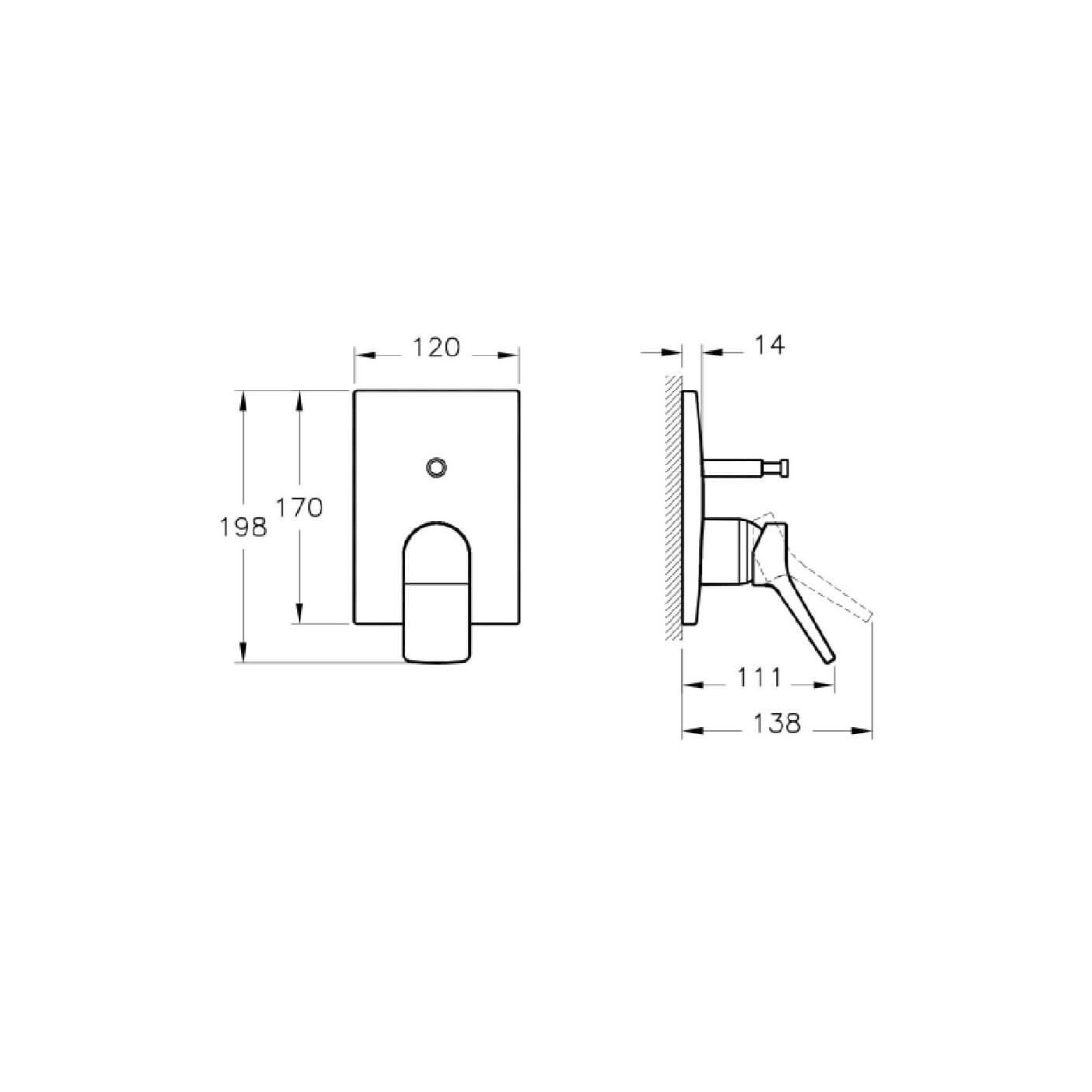 Bateria Wannowa Podtynkowa Memoria A42284 Vitra Bateria Wannowa Podtynkowa Memoria A42284 Vitra
