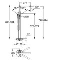 Bateria Wannowa Essence Cool Sunrise 25248GL1 Grohe Bateria Wannowa Essence Cool Sunrise 25248GL1 Grohe
