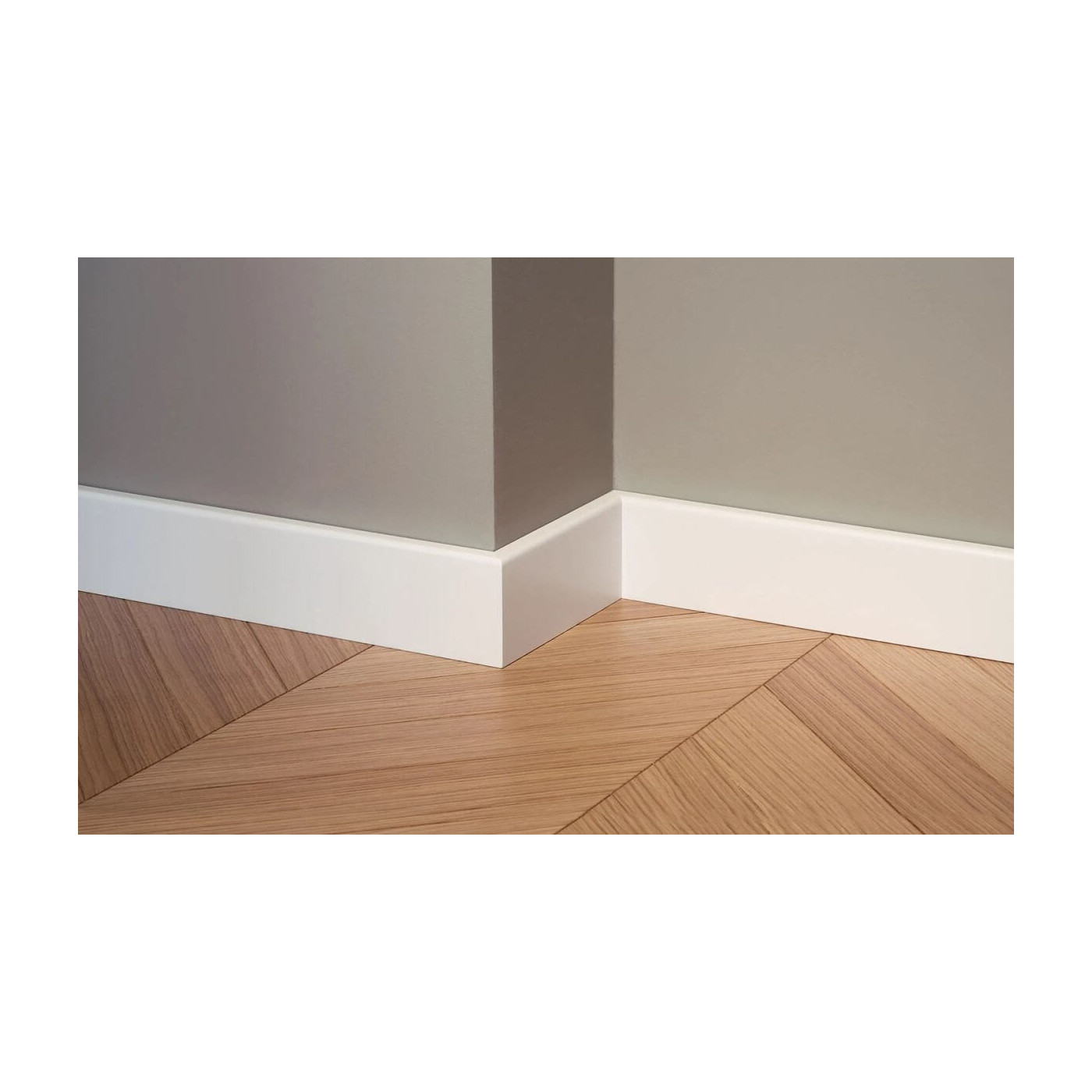 Listwa Przypodłogowa MDF Classic Plus R1 RAL9003 80x16x2440 mm Lagrus Listwa Przypodłogowa MDF Classic Plus R1 RAL9003 80x16x2440 mm Lagrus