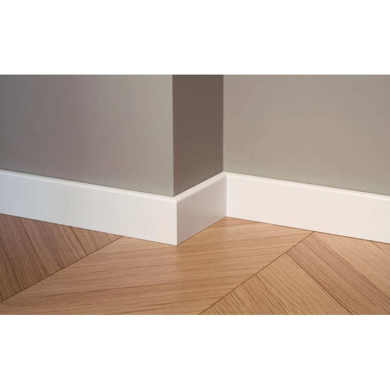Listwa Przypodłogowa MDF Classic Plus R1 RAL9003 80x16x2440 mm Lagrus Listwa Przypodłogowa MDF Classic Plus R1 RAL9003 80x16x2440 mm Lagrus