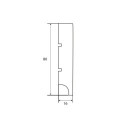 Listwa Przypodłogowa MDF Classic Plus R1 RAL9003 80x16x2440 mm Lagrus Listwa Przypodłogowa MDF Classic Plus R1 RAL9003 80x16x2440 mm Lagrus