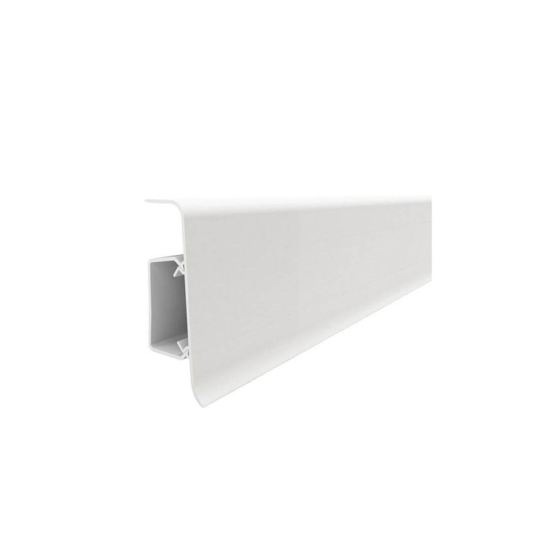 Listwa Przypodłogowa PCV Esquero Duo 650 Biały 55x22x2500 mm Vox Listwa Przypodłogowa PCV Esquero Duo 650 Biały 55x22x2500 mm Vox
