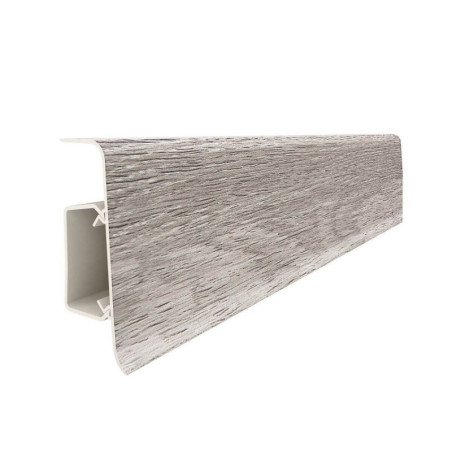 Listwa Przypodłogowa PCV Esquero Duo 657 Merbau Szary 55x22x2500 mm Vox