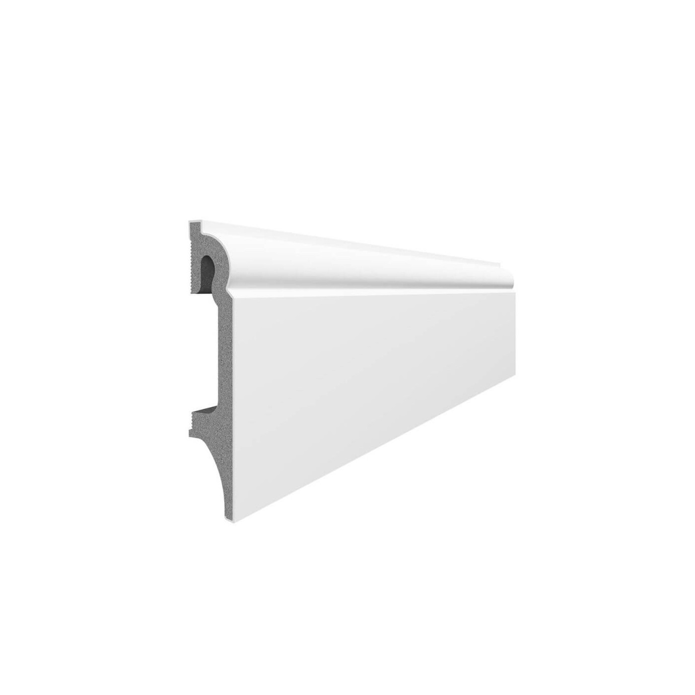 Listwa Przypodłogowa PCV Espumo ESP301 Biały 80x16x2400 mm Vox Listwa Przypodłogowa PCV Espumo ESP301 Biały 80x16x2400 mm Vox