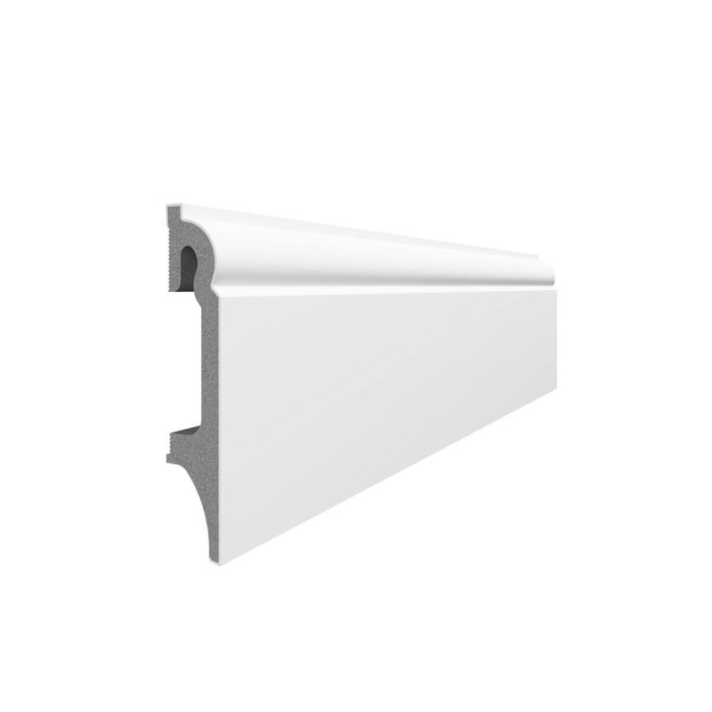 Listwa Przypodłogowa PCV Espumo ESP301 Biały 80x16x2400 mm Vox Listwa Przypodłogowa PCV Espumo ESP301 Biały 80x16x2400 mm Vox