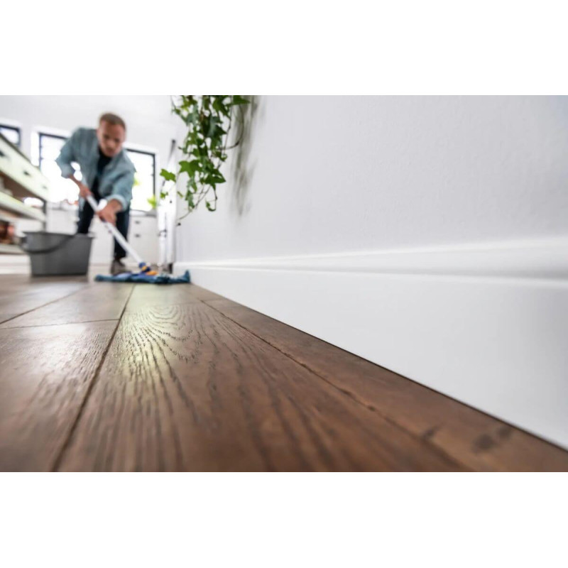 Listwa Przypodłogowa PCV Espumo ESP301 Biały 80x16x2400 mm Vox Listwa Przypodłogowa PCV Espumo ESP301 Biały 80x16x2400 mm Vox