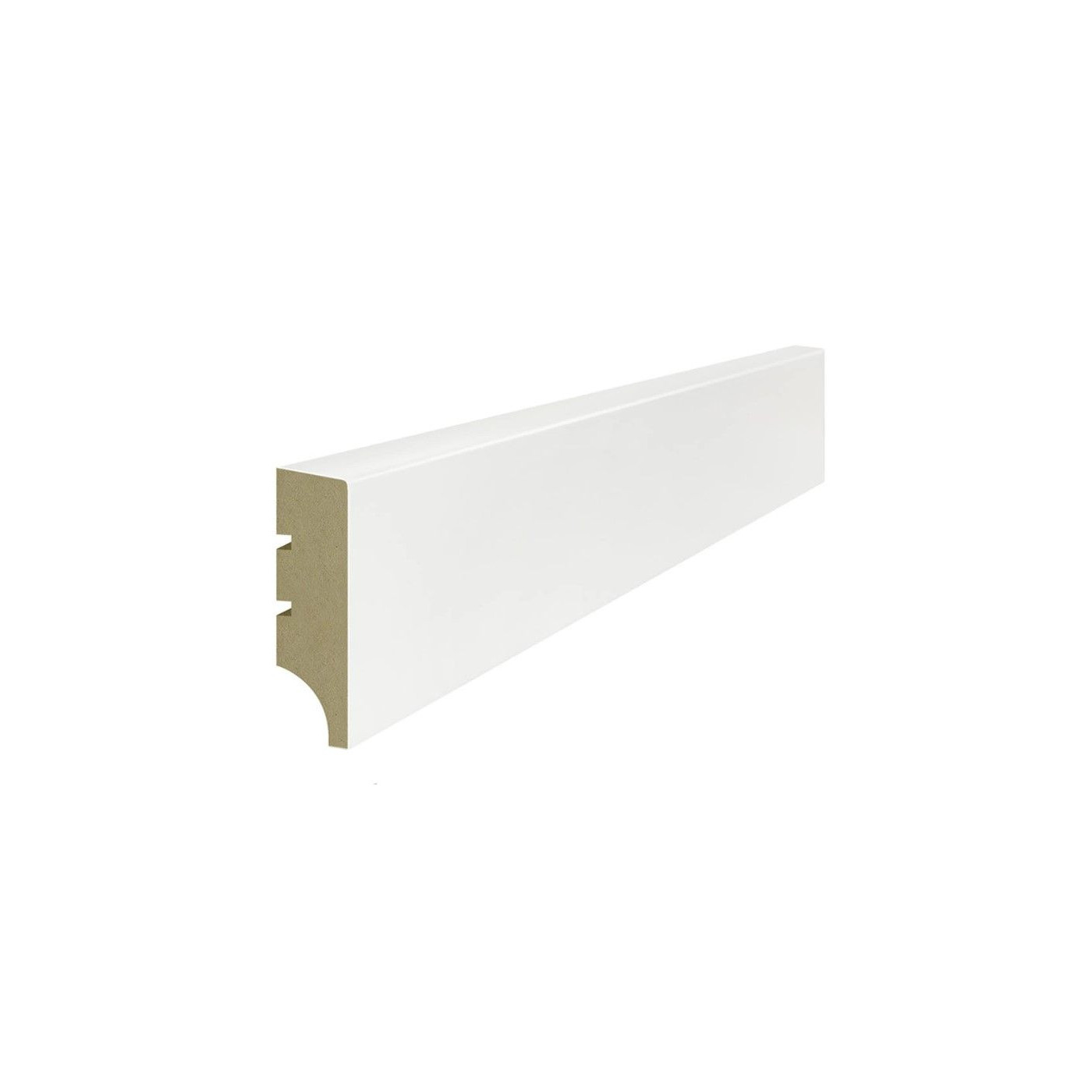 Listwa Przypodłogowa Basic R1 Plus Biały 244x6 Lagrus Listwa Przypodłogowa Basic R1 Plus Biały 244x6 Lagrus
