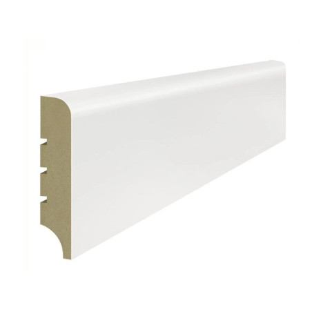 Listwa Przypodłogowa Classic R10 Plus Biały 244x8 Lagrus