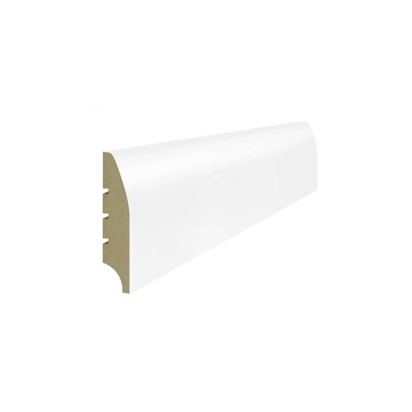 Listwa Przypodłogowa Soft 80 Plus Biały RAL9003 244x8 Lagrus Listwa Przypodłogowa Soft 80 Plus Biały RAL9003 244x8 Lagrus