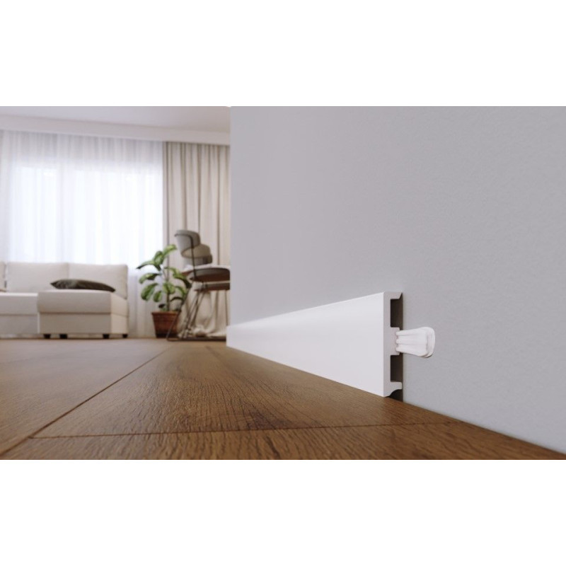 Listwa Przypodłogowa Stiq XL Biały ST810 220x80x15 Arbiton Listwa Przypodłogowa Stiq XL Biały ST810 220x80x15 Arbiton