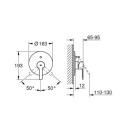 Bateria Jednouchwytowa Wannowa Lineare 19297001 Grohe Bateria Jednouchwytowa Wannowa Lineare 19297001 Grohe