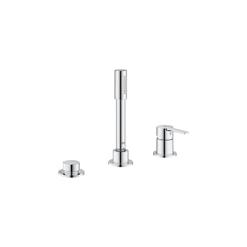 3-Otworowa Bateria Wannowa Lineare 19965001 Grohe 3-Otworowa Bateria Wannowa Lineare 19965001 Grohe
