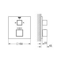 Termostatyczna Bateria Wannowa Do Obsługi Dwóch Wyjść Wody Grohtherm Cube 24155000 Grohe Termostatyczna Bateria Wannowa Do Obsługi Dwóch Wyjść Wody Grohtherm Cube 24155000 Grohe